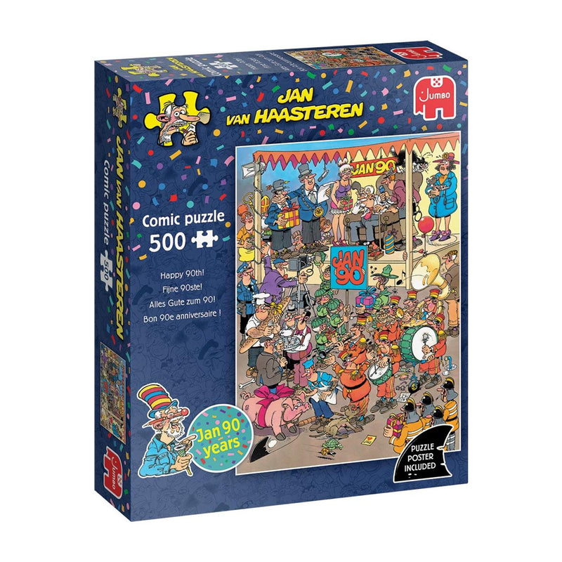 ギャラリービューアに画像をロードする, Jumbo jan van haasteren puzzel fijne 90ste 500 stukjes
