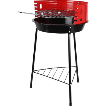 Bbq barbecue 33x32x55 cm zwart rood