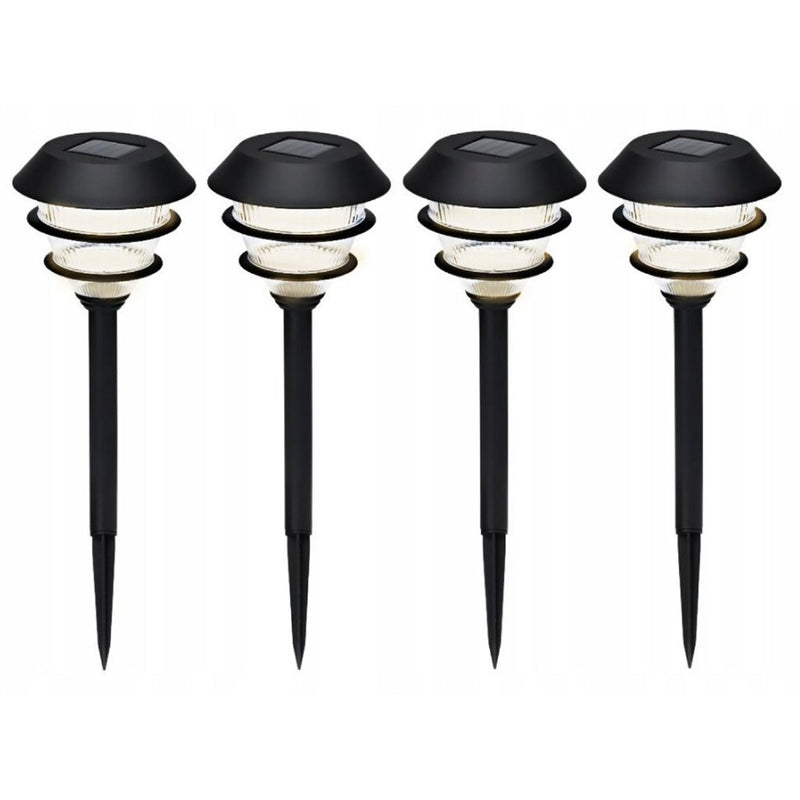 Chargez l'image dans la visionneuse de la galerie, Pro garden solar tuinlampen 4 stuks zwart
