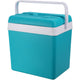 Excellent houseware koelbox 24l 24x34x32 cm turquoise wit