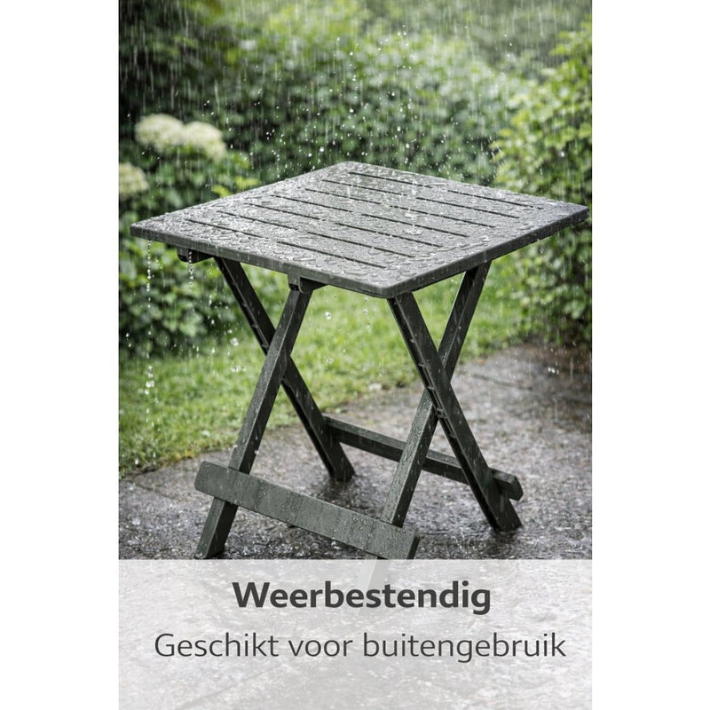 Chargez l'image dans la visionneuse de la galerie, Pro garden campingtafel 50x43x43 saliegroen kunststof
