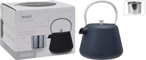 Excellent houseware theepot gietijzer 1l grijs