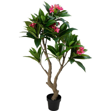 Overige merken kunstplant plumeria 75x150 cm roze groen