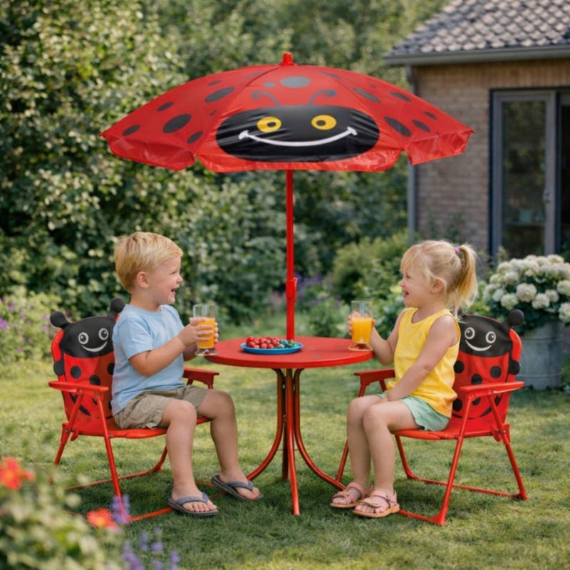Afbeelding laden in galerijviewer, Pro garden kinder tuinset lieveheersbeestje rood zwart

