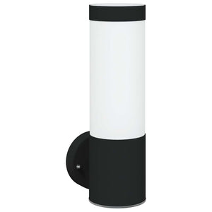Vidaxl buiten wandlamp zwart 12 x 8,5 x 27 cm