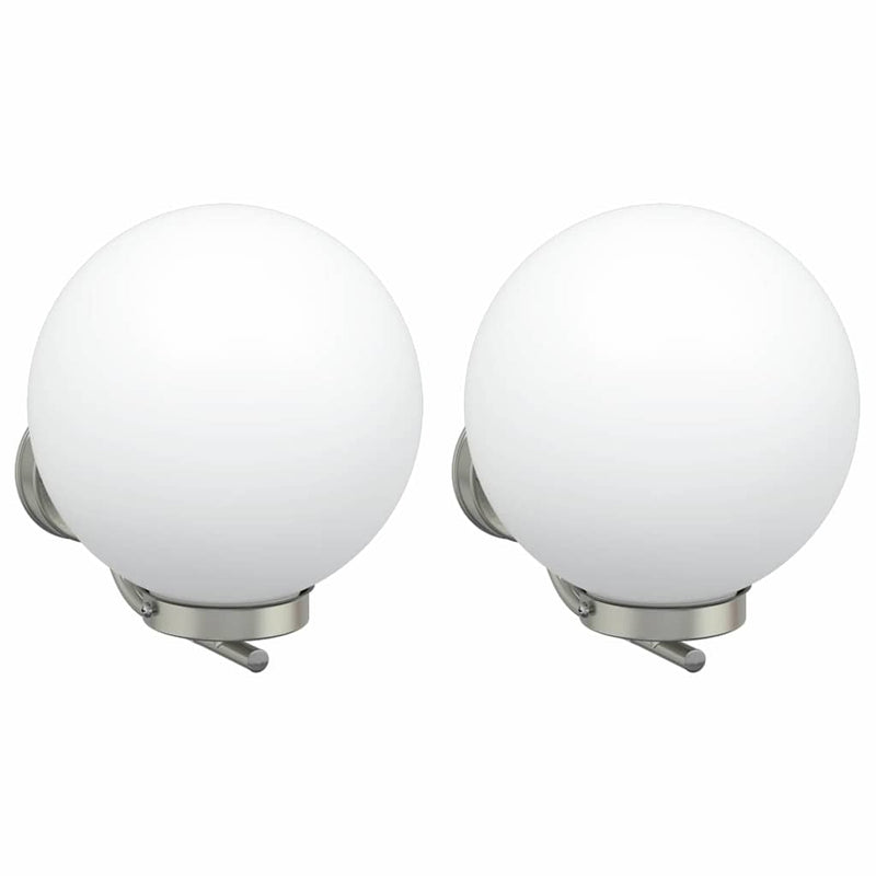 Chargez l'image dans la visionneuse de la galerie, Vidaxl buiten wandlamp 2 pcs zilver 29 x 25 x 33 cm
