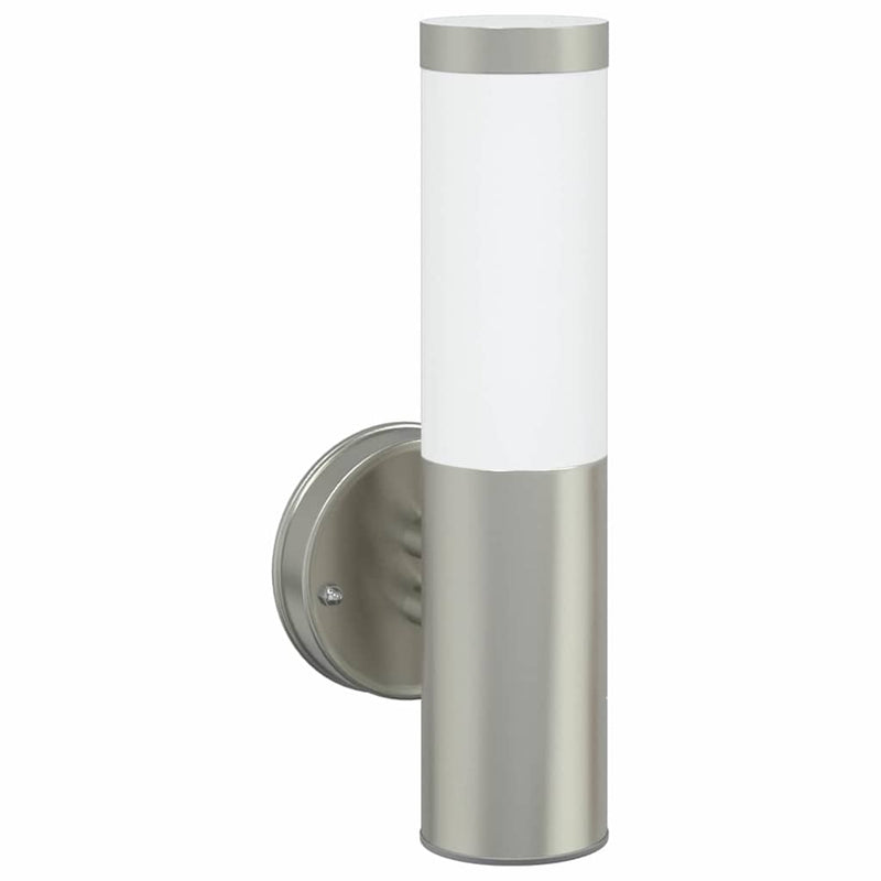 Chargez l'image dans la visionneuse de la galerie, Vidaxl buiten wandlamp zilver 15 x 7,5 x 33 cm
