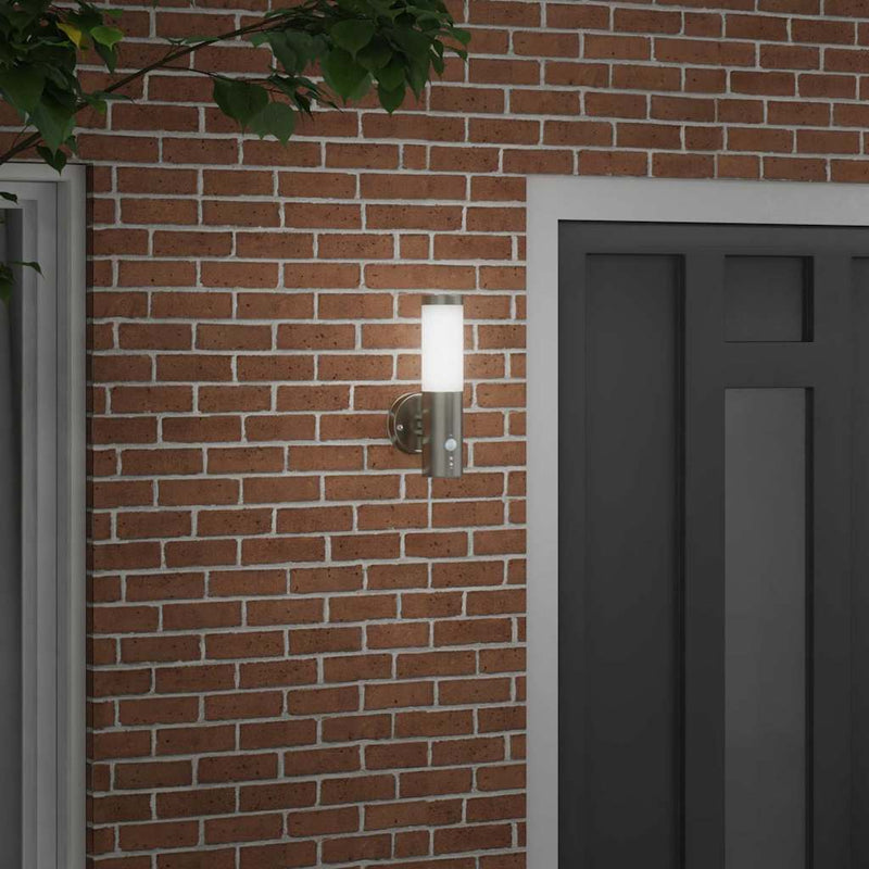 Chargez l'image dans la visionneuse de la galerie, Vidaxl buiten wandlamp zilver 15 x 7,5 x 33 cm
