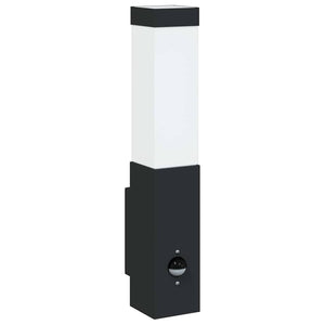 Vidaxl buiten wandlamp zwart 10.5 x 6 x 33 cm