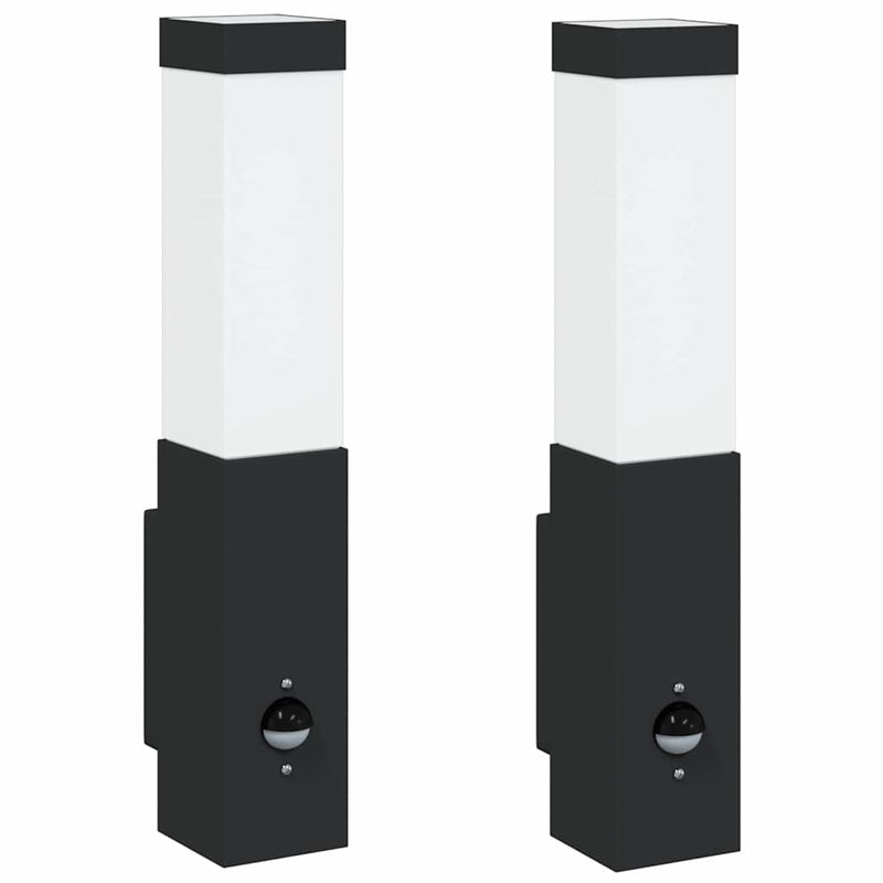 Chargez l'image dans la visionneuse de la galerie, Vidaxl buiten wandlamp 2 pcs zwart 10.5 x 6 x 33 cm

