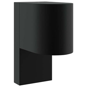 Vidaxl buiten wandlamp zwart 12 x 7 x 15 cm roestvrij staal
