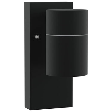 Vidaxl buiten wandlamp zwart 6,5 x 10,5 x 16 cm rvs en glas