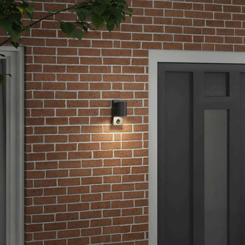 ギャラリービューアに画像をロードする, Vidaxl buiten wandlamp zwart 6,5 x 10,5 x 16 cm rvs en glas
