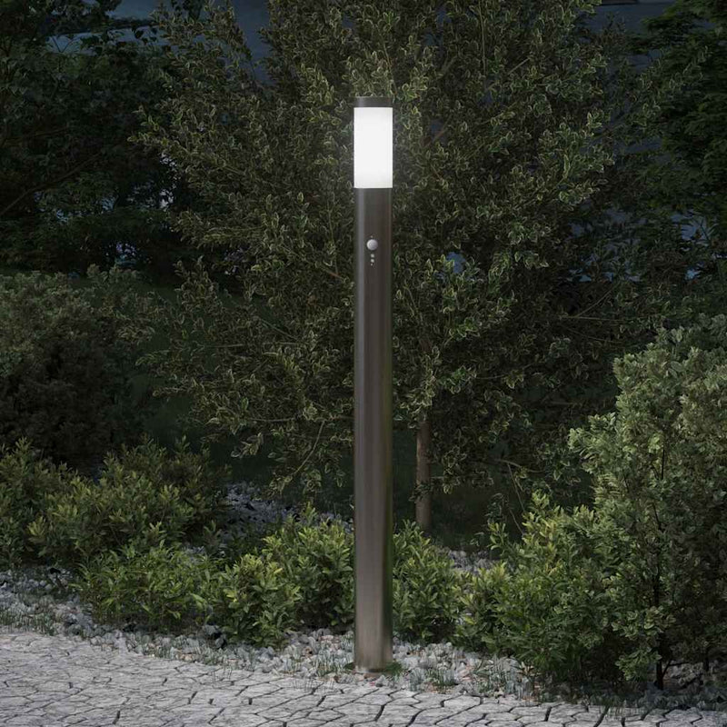 Chargez l'image dans la visionneuse de la galerie, Vidaxl bolderverlichting met sensor 110 cm roestvrij staal ip44
