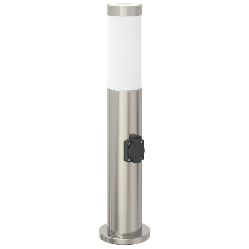 Chargez l'image dans la visionneuse de la galerie, Vidaxl bolderarmatuur met stopcontact 50 cm rvs ip44
