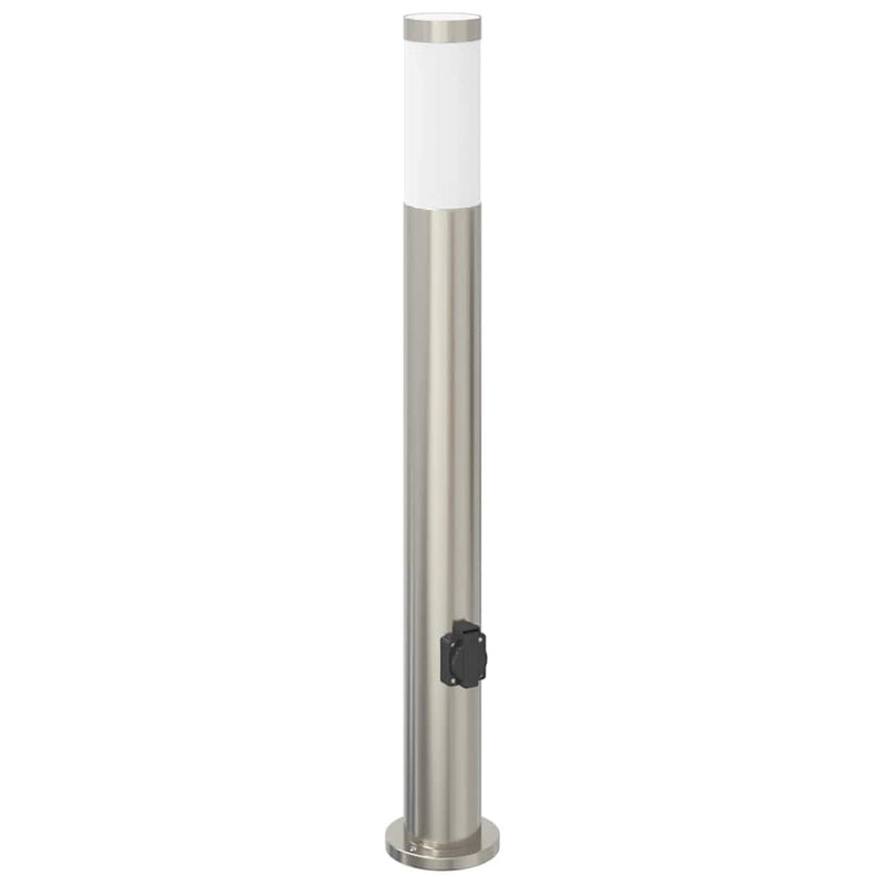 Chargez l'image dans la visionneuse de la galerie, Vidaxl bolderarmatuur met stopcontact 80 cm rvs ip44
