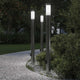 Vidaxl bolderverlichting met stopcontact 3 stuks 110 cm