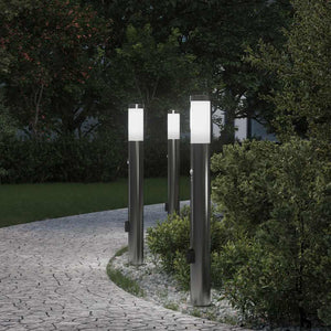 Vidaxl bolderverlichting met sensor en stopcontact 3 stuks 80 cm