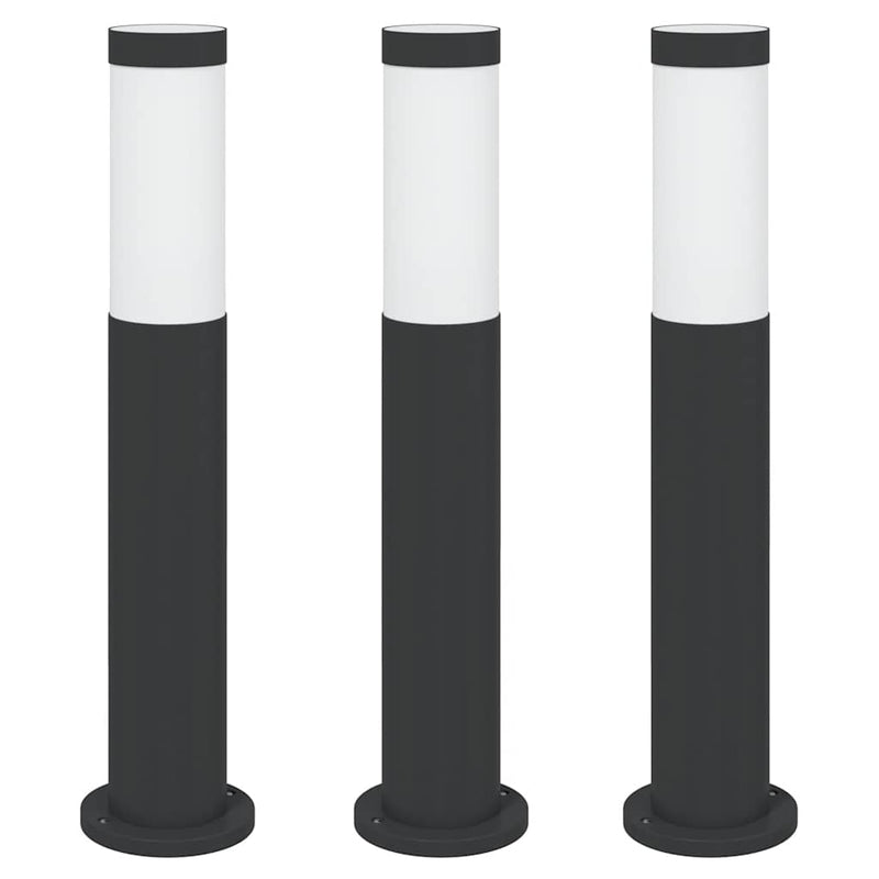 Chargez l'image dans la visionneuse de la galerie, Vidaxl bolderverlichting 3 stuks 50 cm rvs ip44

