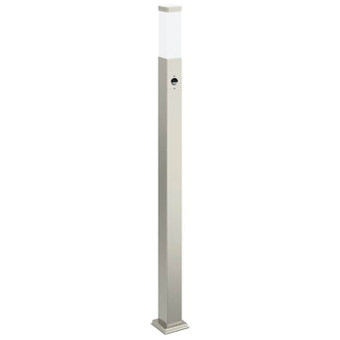 Vidaxl bolderverlichting met sensor 110 cm roestvrij staal ip44