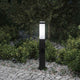 Vidaxl bolderarmatuur met stopcontact 50 cm zwart ip44