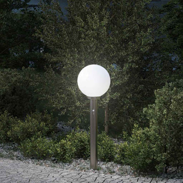 Vidaxl bolderverlichting met sensor 80 cm rvs ip44