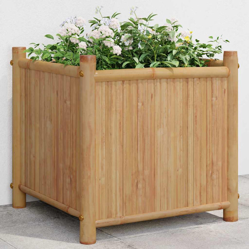 Load image into Gallery viewer, Vidaxl plantenbak 40x40x40 cm bamboe
