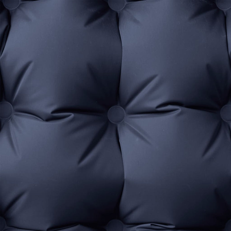 Load image into Gallery viewer, Vidaxl kampeermatras met kussen zelfopblazend 1-persoons grijs
