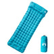Vidaxl kampeermatras met kussen zelfopblazend 1-persoons blauw