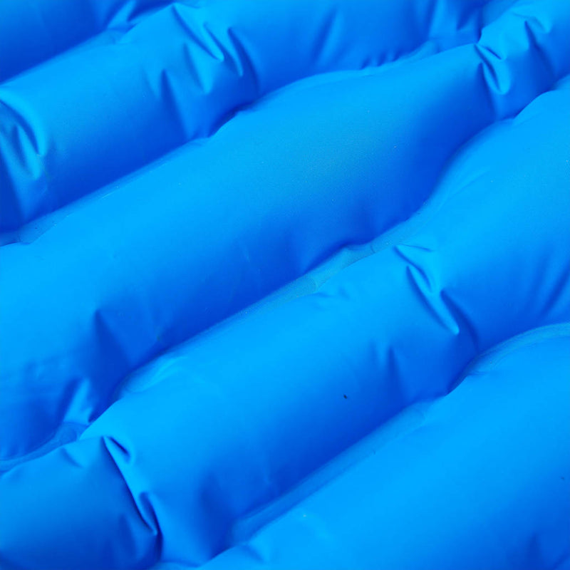 Afbeelding laden in galerijviewer, Vidaxl kampeermatras met kussen zelfopblazend 1-persoons blauw
