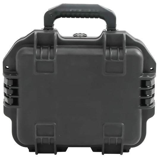 Vidaxl flightcase draagbaar 30x24,5x12,5 cm pp zwart