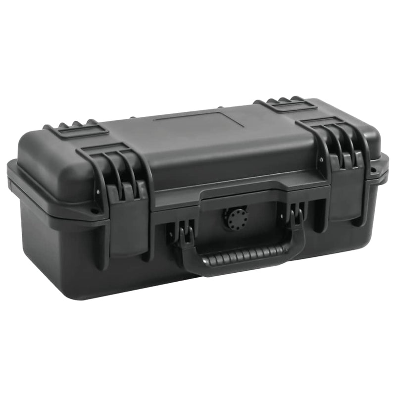 Load image into Gallery viewer, Vidaxl flightcase draagbaar 46,5x21,5x17,5 cm pp zwart
