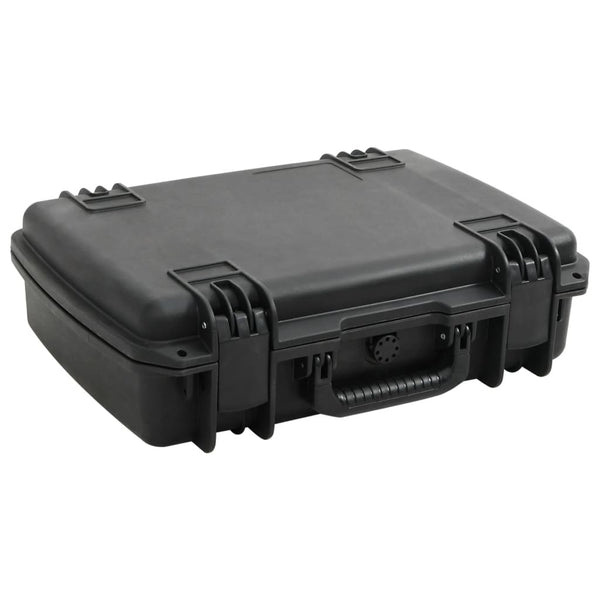 VidaXL Flightcase draagbaar 50,5x37x14,5 cm PP zwart