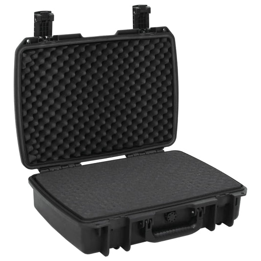 Vidaxl flightcase draagbaar 50,5x37x14,5 cm pp zwart