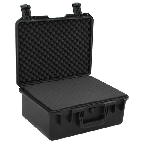 VidaXL Flightcase draagbaar 49x38x23 cm PP zwart