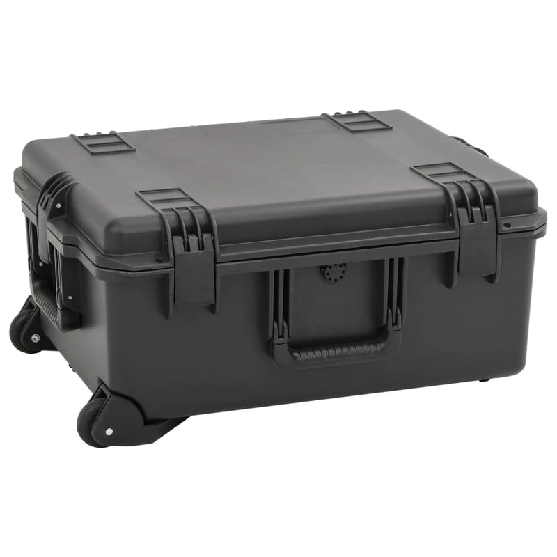 Load image into Gallery viewer, Vidaxl flightcase draagbaar 62,5x50x28,5 cm pp zwart
