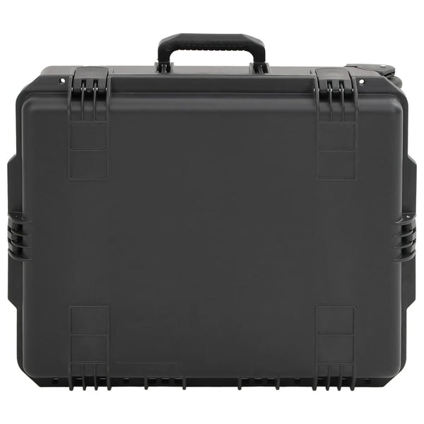 VidaXL Flightcase draagbaar 62,5x50x28,5 cm PP zwart