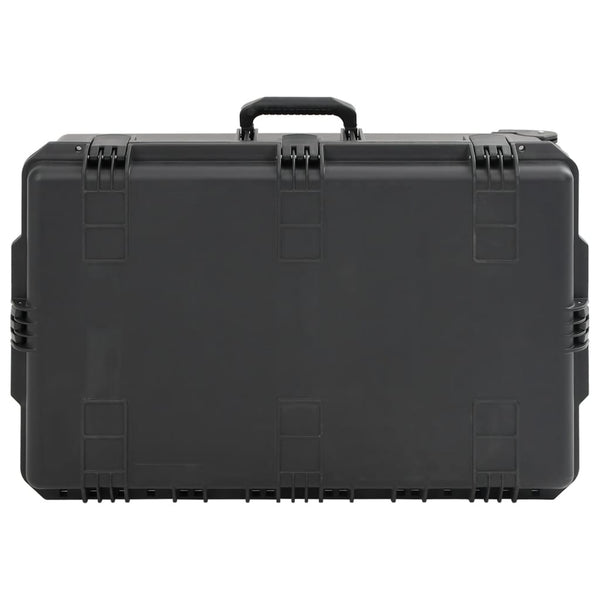 VidaXL Flightcase draagbaar 79,5x51,5x30,5 cm PP zwart