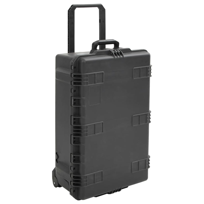 Load image into Gallery viewer, Vidaxl flightcase draagbaar 79,5x51,5x30,5 cm pp zwart
