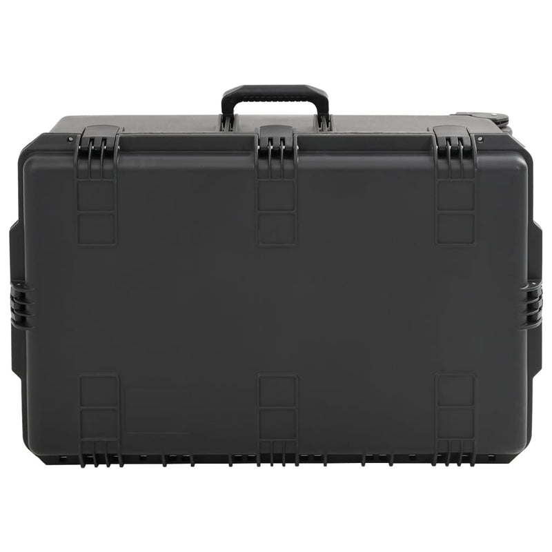 Afbeelding laden in galerijviewer, Vidaxl flightcase draagbaar 79,5x52x39 cm pp zwart
