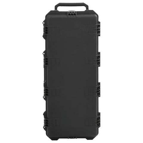 VidaXL Flightcase draagbaar 100,5x42x17 cm PP zwart