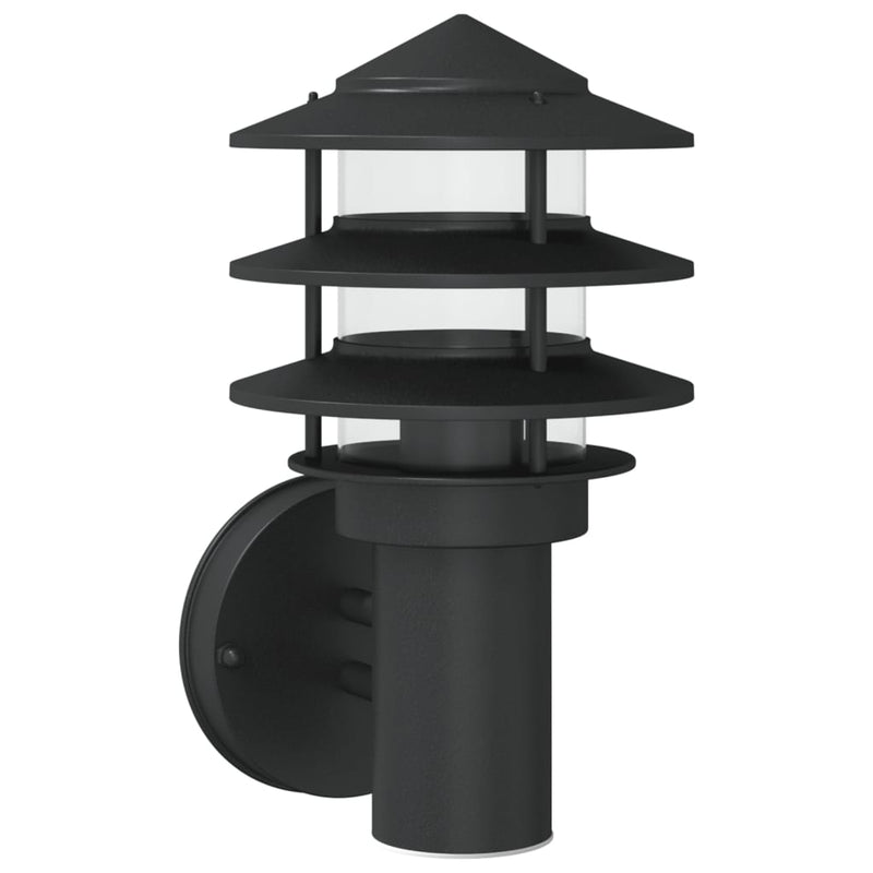 Load image into Gallery viewer, Vidaxl buitenwandlamp roestvrij staal zwart
