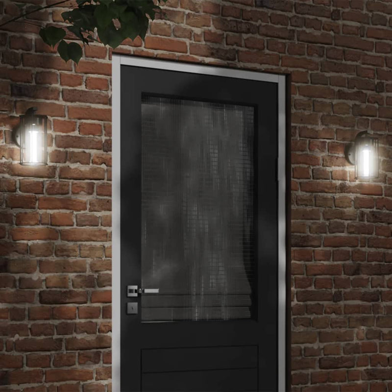 Load image into Gallery viewer, Vidaxl buitenwandlamp roestvrij staal zwart
