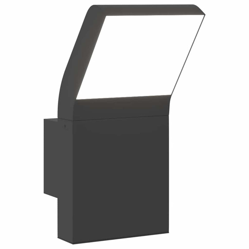 Load image into Gallery viewer, Vidaxl buitenwandlamp led gegoten aluminium zwart
