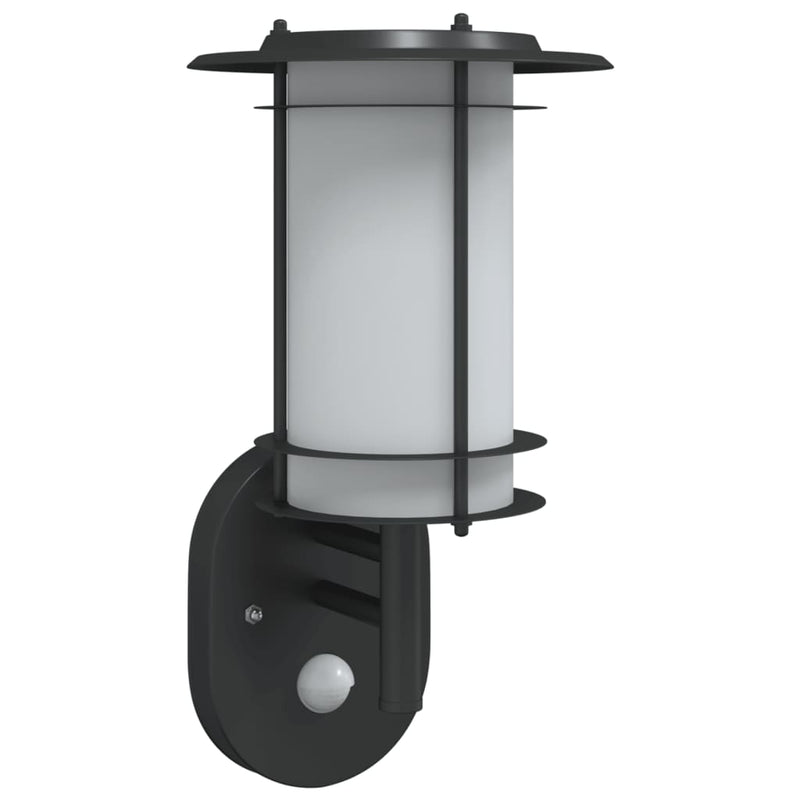 Load image into Gallery viewer, Vidaxl buitenwandlamp met sensor roestvrij staal zwart
