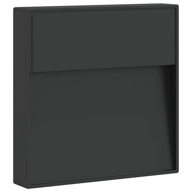 Chargez l'image dans la visionneuse de la galerie, Vidaxl buitenwandlamp led gegoten aluminium zwart
