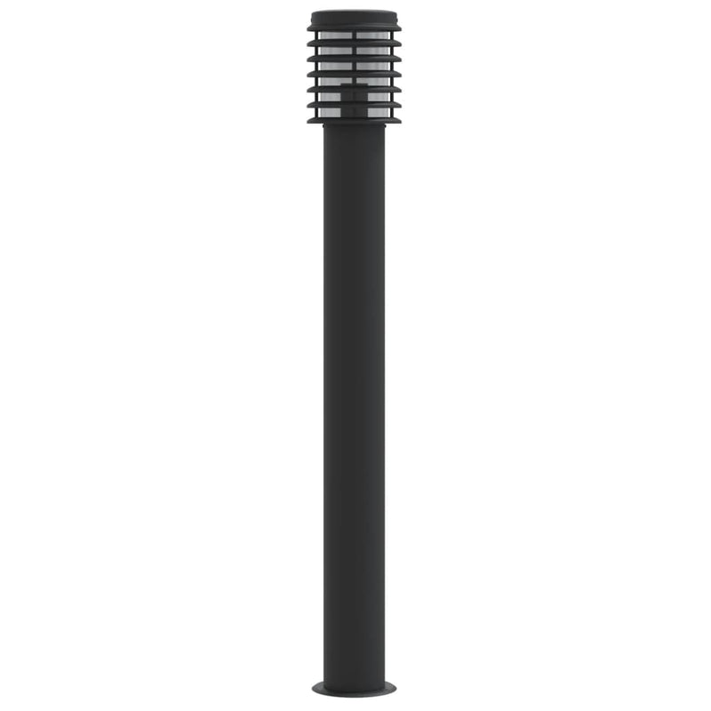 Load image into Gallery viewer, Vidaxl vloerlamp voor buiten 110 cm roestvrijstaal zwart
