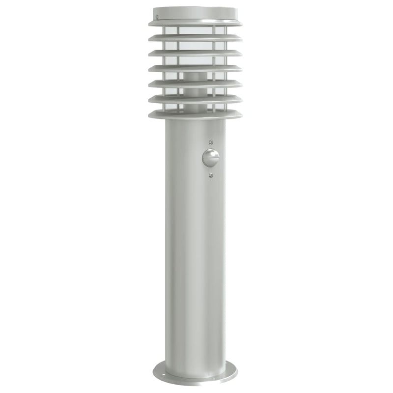 Load image into Gallery viewer, Vidaxl vloerlamp voor buiten met sensor 60 cm roestvrijstaal zilver
