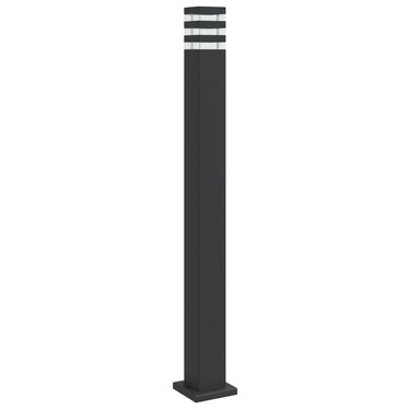 Vidaxl buitenvloerlamp 110 cm aluminium zwart