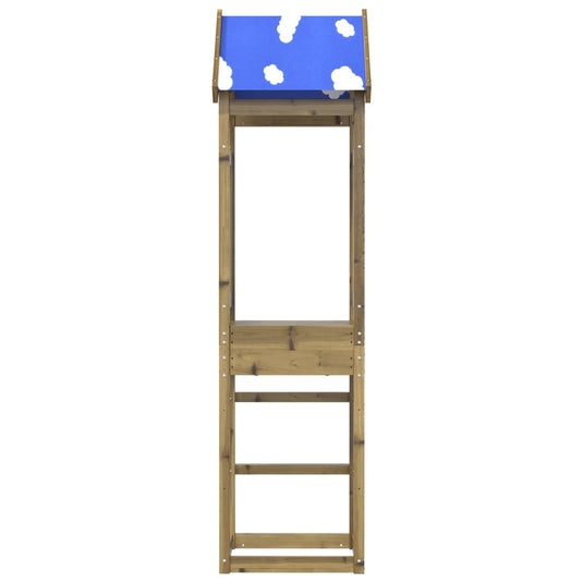 VidaXL Speeltoren 52,5x46,5x208 cm geïmpregneerd grenenhout